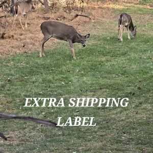 EXTRA SHIPPING LABEL